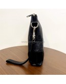 GUCCI Grey GG Supreme with Navy Reb Web Stripe Clutch Bag – SHW