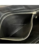 GUCCI Grey GG Supreme with Navy Reb Web Stripe Clutch Bag – SHW