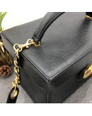 CHANEL Vintage Medium Vanity Case Handbag with Shoulder Strap - GHW