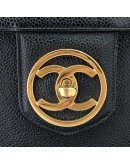 CHANEL Vintage Medium Vanity Case Handbag with Shoulder Strap - GHW