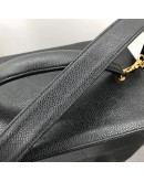 CHANEL Vintage Medium Vanity Case Handbag with Shoulder Strap - GHW
