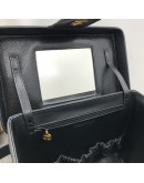 CHANEL Vintage Medium Vanity Case Handbag with Shoulder Strap - GHW