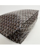 GOYARD Saint Louis PM Tote Bag in Black Goyardine Canvas with Detachable Pouch (Year 2026)
