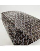 GOYARD Saint Louis PM Tote Bag in Black Goyardine Canvas with Detachable Pouch (Year 2026)