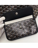 GOYARD Saint Louis PM Tote Bag in Black Goyardine Canvas with Detachable Pouch (Year 2026)