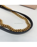 GUCCI GG Marmont Small Shoulder Bag in Black Lambskin – GHW