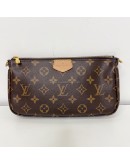 LOUIS VUITTON Monogram Multi Pochette Accessoires with Pink Shoulder Strap – GHW (Year 2020)