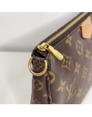 LOUIS VUITTON Monogram Multi Pochette Accessoires with Pink Shoulder Strap – GHW (Year 2020)