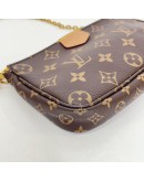 LOUIS VUITTON Monogram Multi Pochette Accessoires with Pink Shoulder Strap – GHW (Year 2020)