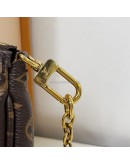 LOUIS VUITTON Monogram Multi Pochette Accessoires with Pink Shoulder Strap – GHW (Year 2020)