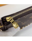 LOUIS VUITTON Monogram Multi Pochette Accessoires with Pink Shoulder Strap – GHW (Year 2020)