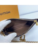 LOUIS VUITTON Monogram Multi Pochette Accessoires with Pink Shoulder Strap – GHW (Year 2020)