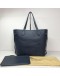 LOUIS VUITTON Neverfull MM Tote Bag with Pochette in Dark Blue Epi Leather – SHW (Year 2016)