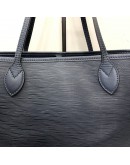 LOUIS VUITTON Neverfull MM Tote Bag with Pochette in Dark Blue Epi Leather – SHW (Year 2016)