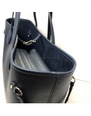 LOUIS VUITTON Neverfull MM Tote Bag with Pochette in Dark Blue Epi Leather – SHW (Year 2016)