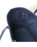 LOUIS VUITTON Neverfull MM Tote Bag with Pochette in Dark Blue Epi Leather – SHW (Year 2016)