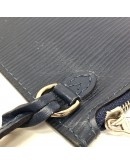 LOUIS VUITTON Neverfull MM Tote Bag with Pochette in Dark Blue Epi Leather – SHW (Year 2016)