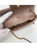 GUCCI GG Marmont Mini Shoulder Bag in Beige Lambskin – GHW