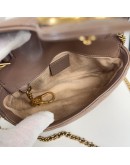 GUCCI GG Marmont Mini Shoulder Bag in Beige Lambskin – GHW