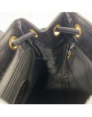 CHANEL Vintage CC Logo Backpack in Black Grained Calfskin – GHW