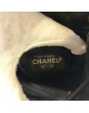 CHANEL Vintage CC Logo Backpack in Black Grained Calfskin – GHW