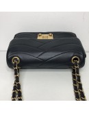CHANEL Small Pagoda Flap Shoulder Bag in Black Scallop Quilted Lambskin – GHW (Series 21 – Year 2016)