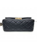 CHANEL Small Pagoda Flap Shoulder Bag in Black Scallop Quilted Lambskin – GHW (Series 21 – Year 2016)