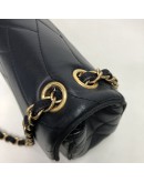 CHANEL Small Pagoda Flap Shoulder Bag in Black Scallop Quilted Lambskin – GHW (Series 21 – Year 2016)