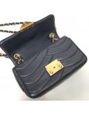 CHANEL Small Pagoda Flap Shoulder Bag in Black Scallop Quilted Lambskin – GHW (Series 21 – Year 2016)