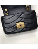 CHANEL Small Pagoda Flap Shoulder Bag in Black Scallop Quilted Lambskin – GHW (Series 21 – Year 2016)