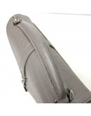 YVES SAINT LAURENT Medium College Monogram Satchel in Grey Croc Embossed Calfskin – RHW