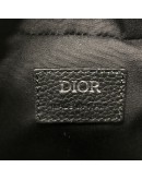 CHRISTIAN DIOR Safari Bag with Strap in Beige and Black Dior Oblique Jacquard - SHW (Year 2021)