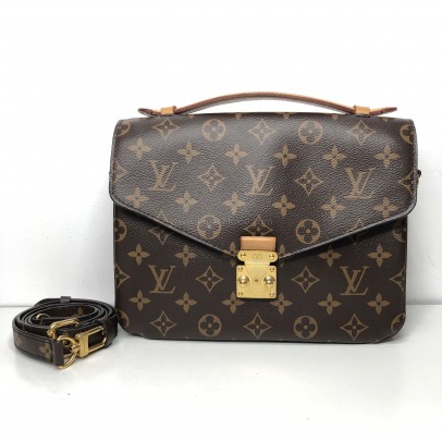 LOUIS VUITTON Monogram Pochette Metis with Shoulder Strap – GHW (Year 2018)