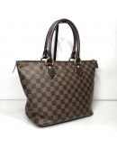 LOUIS VUITTON Damier Ebene Saleya PM Tote Bag – GHW