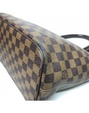 LOUIS VUITTON Damier Ebene Saleya PM Tote Bag – GHW