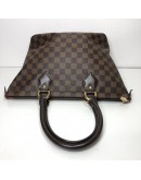 LOUIS VUITTON Damier Ebene Saleya PM Tote Bag – GHW