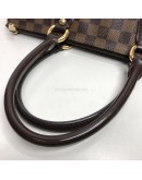 LOUIS VUITTON Damier Ebene Saleya PM Tote Bag – GHW