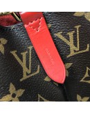 LOUIS VUITTON Monogram NeoNoe MM Drawstring Bucket Bag in Red – GHW (Year 2018)