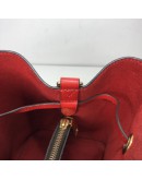 LOUIS VUITTON Monogram NeoNoe MM Drawstring Bucket Bag in Red – GHW (Year 2018)