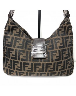 FENDI Borsa Hobo Shoulder Bag in Zucca Canvas – SHW