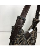 FENDI Borsa Hobo Shoulder Bag in Zucca Canvas – SHW