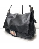 FENDI Mamma Baguette Shoulder Bag in Black Lambskin – SHW