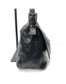FENDI Mamma Baguette Shoulder Bag in Black Lambskin – SHW