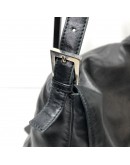 FENDI Mamma Baguette Shoulder Bag in Black Lambskin – SHW