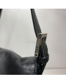 FENDI Mamma Baguette Shoulder Bag in Black Lambskin – SHW