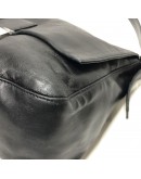 FENDI Mamma Baguette Shoulder Bag in Black Lambskin – SHW