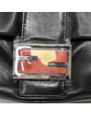 FENDI Mamma Baguette Shoulder Bag in Black Lambskin – SHW