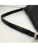 FENDI Mamma Baguette Shoulder Bag in Black Lambskin – SHW
