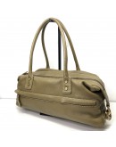 CELINE East West Satchel Shoulder Bag in Taupe Soft Grained Calfskin – GHW