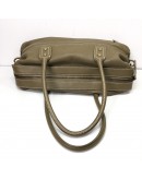 CELINE East West Satchel Shoulder Bag in Taupe Soft Grained Calfskin – GHW